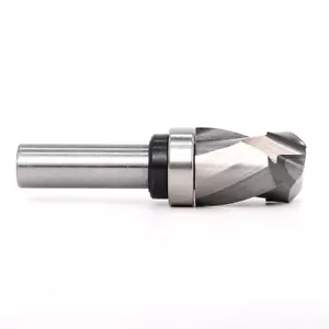 1/2" Shank 7/8" Compression Flush Trim Solid Carbide Spiral Router Bit - Picture 1 of 4