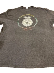 FFA Tee Shirt Size. XL- Indianapolis 2018  Gray-Short Sleeve- Free Shipping - Picture 1 of 6