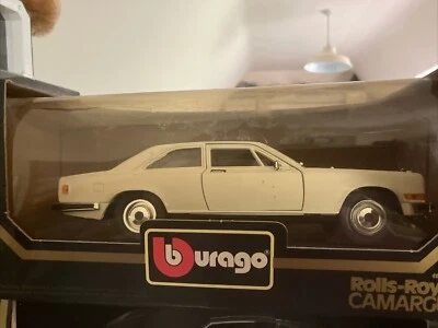 Burago Rolls Royce Camargue White in unopened box 1/22 scale - Image 1 of 4