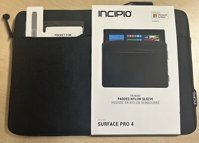 Incipio MRSF-095 Tablethülle /-tasche schwarz für Microsoft Surface Pro 4 12,3'' - Bild 1 von 2
