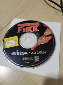Black Fire SEGA SATURN 1996 Vintage Video Game DISC ONLY 