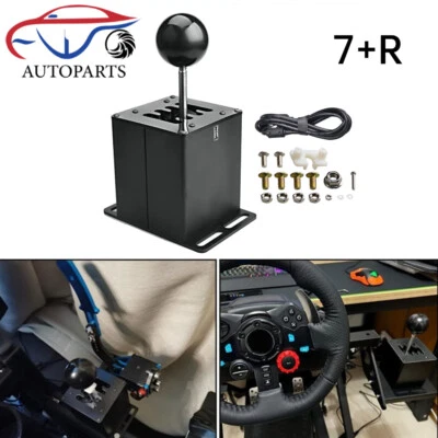 AEIOU PC USB H Gear Shifter Sim Racing Game For Logitech G29 G27 G25 G920 T300RS/GT