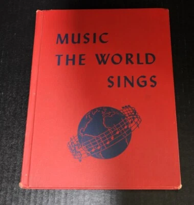 Music The World Sings 1952 Hardcover Louisiana Textbook Silver Burdett Company - Image 1 of 4