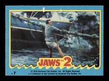 Brody...Clinging to Life! 7 Topps Jaws 7 Trading Card TCG CCG