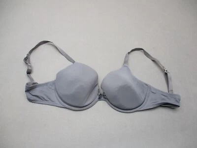 36C Xhilaration Womens Gray Underwire Padded Back Closure T-Shirt Demi Bra 1D - Image 1 of 4