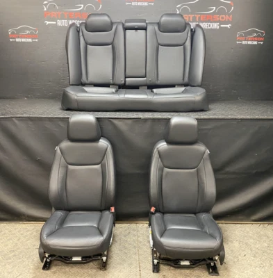 15-23 CHRYSLER 300 ПИТАНИЯ ПЕРЕДНИЕ И ЗАДНИЕ ЧЕРНЫЕ КОЖАНЫЕ СИДЕНЬЯ ОТДЕЛКА КОД TLX9 - Изображение 1 из 4