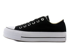 converse bianche basse con zeppa 90