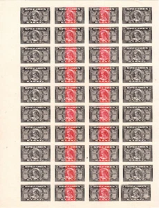 Probedruck Test Stamp Maschinprobe Esemplare Canada 1935 B.A.B.N.Co. - Foto 1 di 2