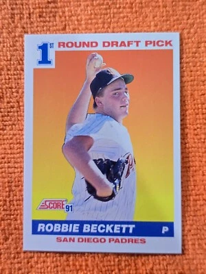 1991 Score #673 Robbie Beckett, Rookie, cd1 - Image 1 of 3