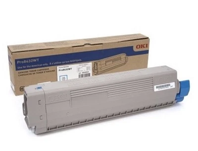 OKI Pro8432WT Cyan Toner - 46606503 - 10K Page Yield - Free Shipping - Image 1 of 2