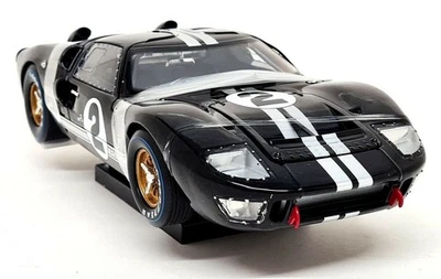 Acme 1/18 - Ford 1966 GT40 MK2 Le Mans Winner #2 Black Diecast model car - Image 1 of 4