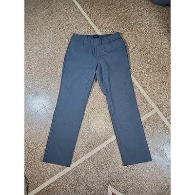 Pantalones de vestir clásicos Liz Claiborne Career para mujer 10 grises de pierna recta ropa de trabajo Foto 1 de 4