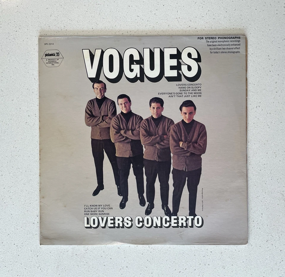 NM/VG+ The Vogues Lovers Concerto Vinyl Record Album LP - Image 1 of 1