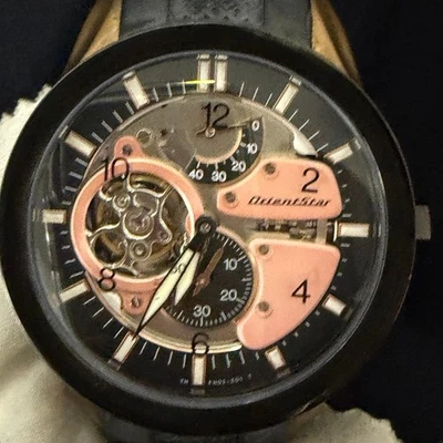 Orient Star WZ0251FH 手表 复古 未来 玫瑰金 时计 正品 — 第 1/4 张图片