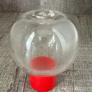 MCM Vintage Blenko Blown Glass Float Ball Buoy Sphere Orb Crystal Clear 3" Round - Picture 1 of 5