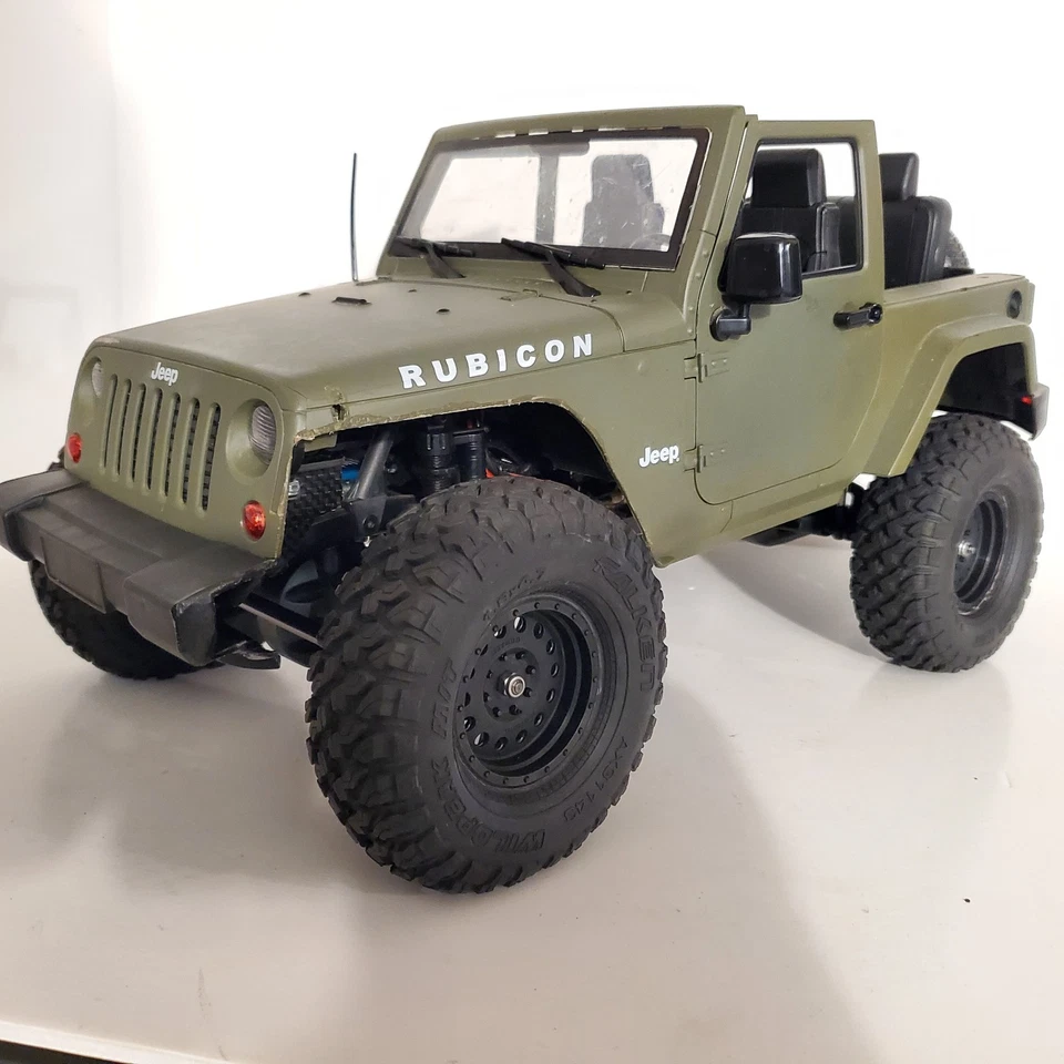 Scx10 Artr Jeep Rubicon Hard Body Functional Doors 1.9 Wheels/ Tires - Image 1 of 4