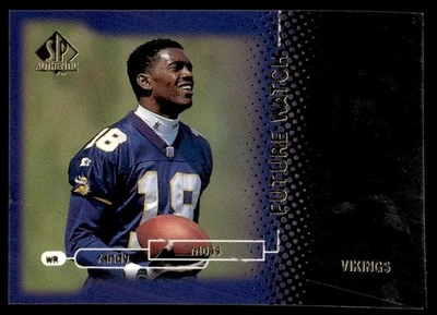1998 SP Authentic Future Watch Randy Moss Rookie 1636/2000 - Image 1 of 2