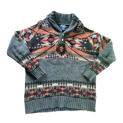 Pendleton Shawl Pullover Sweater 100% Lambswool Southwestern XXL Men EUC - Image 1 of 4