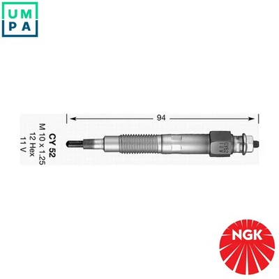 4x GLOW PLUG 7492 FOR TOYOTA COROLLA/FX/Compact/Liftback/Station/Wagon CARINA - Image 1 of 4