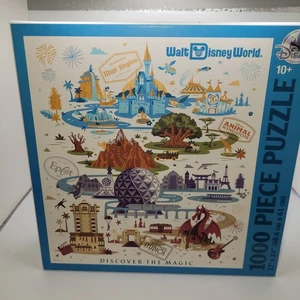 Walt Disney World Discover the Magic Four Parks 1000 PCS Jigsaw Puzzle NEW WDW - Picture 1 of 4