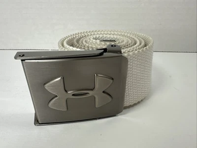 Cinturón de golf Under Armour blanco para hombre talla mediana Foto 1 de 4