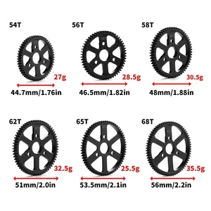 TRAXXAS 54T/56T/58T/62T/65T/68T Spur Gear Set - 32P 0.8M Module for 1/10 E-REVO - Picture 1 of 19