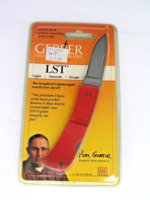 Cuchillo GERBER LST Rojo Raro Modelo #76029 Nuevo en Embalaje Foto 1 de 3