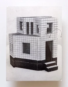 Donna Dennis Maquettes and drawings Locus Solus Genova 1981 Invito/Ephemera - Imagen 1 de 2