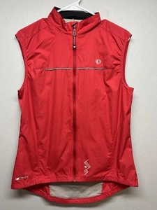 Pearl Izumi Vest Women's Large Red cycling Elite Series Zip Pocket Reflective - Picture 1 of 11