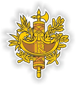 France Coat of Arms Sticker / Vinyl Waterproof Decals Graphics - Picture 1 of 1