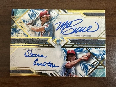 2025 Topps Diamond Icons Iconic Dual Auto Mike Schmidt Steve Carlton  /15 - Image 1 of 2