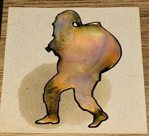 Vintage Stickers Oilie Santa Claus Rare Liquid  Crystal 1 Mod,code20-1 - Picture 1 of 3