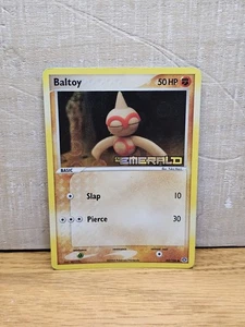 Baltoy 43/106 EX Emerald Reverse Holo Stamped Pokémon Card TCG - Picture 1 of 19