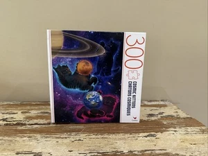 Cardinal Cosmic Kittens Puzzle 300PCS Outer Space Saturn Earth Mars New - Picture 1 of 7