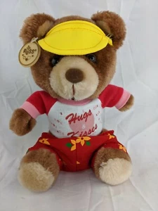 Russ Bear Plush Hug Kisses Shirt Flower Shorts 8 Inch Stuffed Animal Toy - Picture 1 of 6
