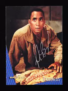 Richard Biggs Signed (Beckett) 1996 SkyBox Babylon 5 #24 Exogenesis - Stephen Fr - Picture 1 of 2