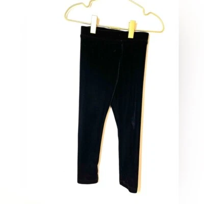 Legging de terciopelo negro 4T Crewcuts para niños Foto 1 de 4