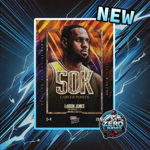 Topps Now - LeBron James 50k Career Points #12 IN HAND - Picture 1 of 4