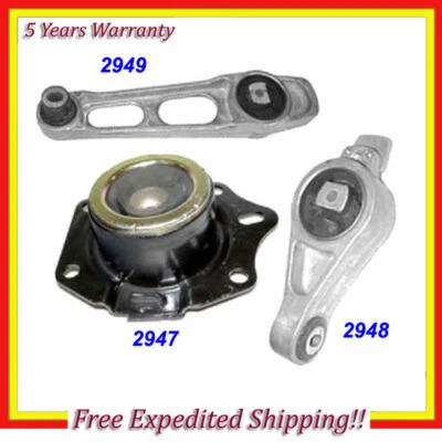 For 2002-2005 Dodge Neon 2.0L Engine Motor Mount Set 3PCS for Auto Trans. M131 - Image 1 of 4