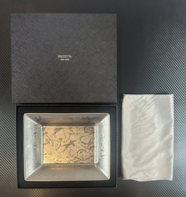 Protetta NY Catch All Dish Twilight Birds, Fine Porcelain w/ Hand Painted Edges - Image 1 of 4