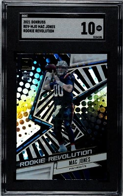2021 Donruss MAC JONES Rookie Revolution Insert #REV-MJO RC SGC 10 Gem Mint 🔥 - Image 1 of 2