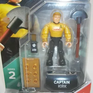 Mega Construx Heroes Star Trek Captain Kirk Series 2 Figure 19 Pieces FND69 - Picture 1 of 11