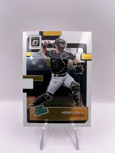 2022 Donruss Optic Rated Prospect Henry Davis #RP-3 Pirates - Picture 1 of 2