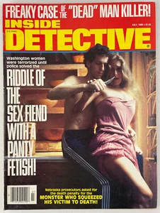 Inside Detective Magazine, July 1983, Vintage True Crime Stories, Pulp - Picture 1 of 4