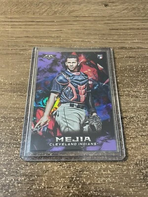 2018 Topps Fire Purple #’D /99 Francisco Mejia #166 Rookie RC - Image 1 of 2