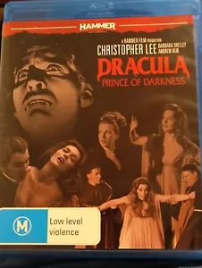 DRACULA PRINCE OF DARKNESS HAMMER HORROR BLU RAY & DVD Used Once Excellent - Picture 1 of 9
