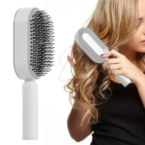 Self Cleaning Detangling Hair Brush 3D Air Cushion Scalp Massager Hair Straighte - Picture 1 of 10