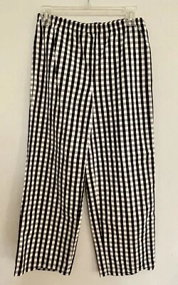 🌷Girls Cotton Pants by Gymboree; Black/White size large 10/12 - Image 1 of 3