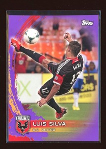 2014 Topps MLS #90 Luis Silva PURPLE 64/99 DC United