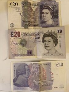 Old Twenty £20 Pound Note Uncirculated